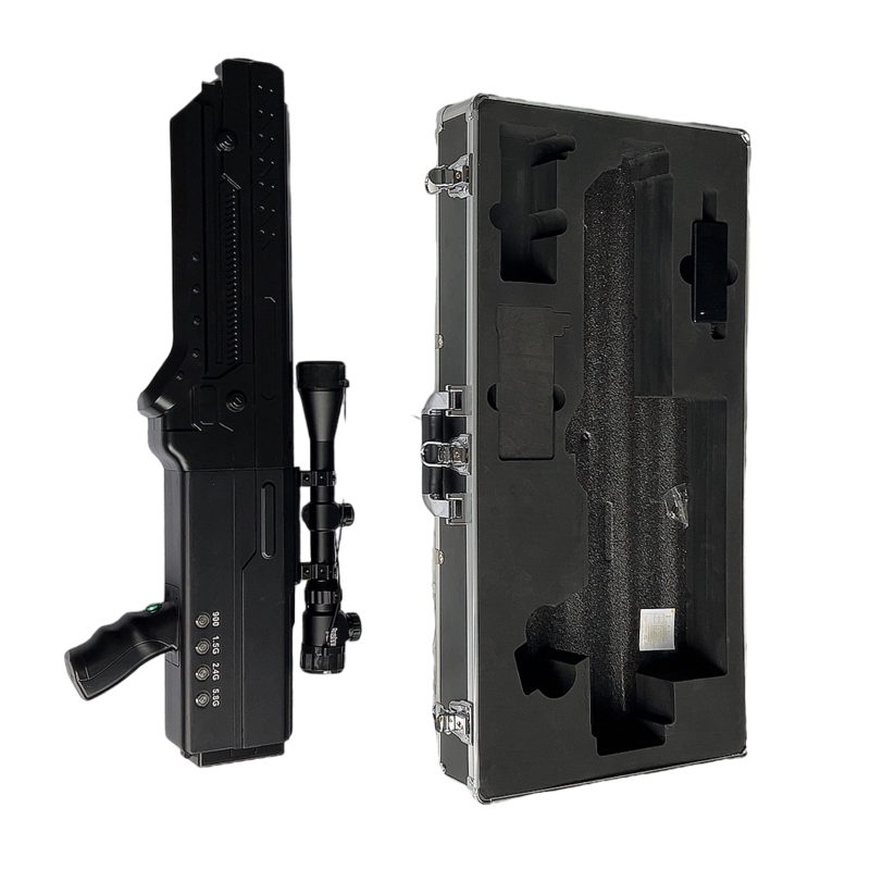  崆峒手持便携式枪型低空防御反制四通道A型