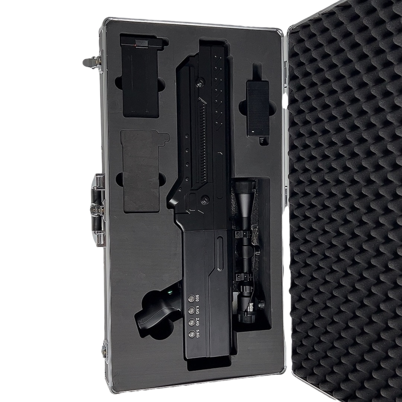  崆峒手持便携式枪型低空防御反制四通道B型