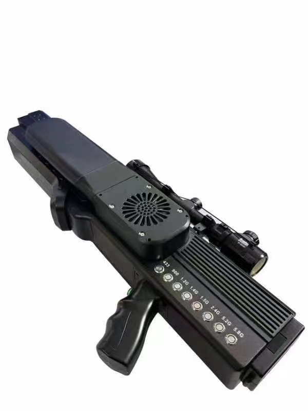  崆峒手持便携式枪型低空防御反制八通道